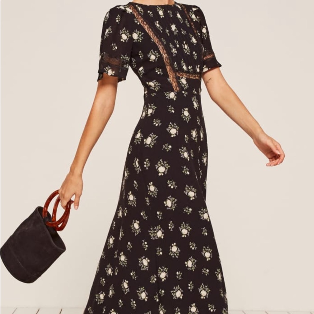 Reformation Patchouli Flower Dress - Long